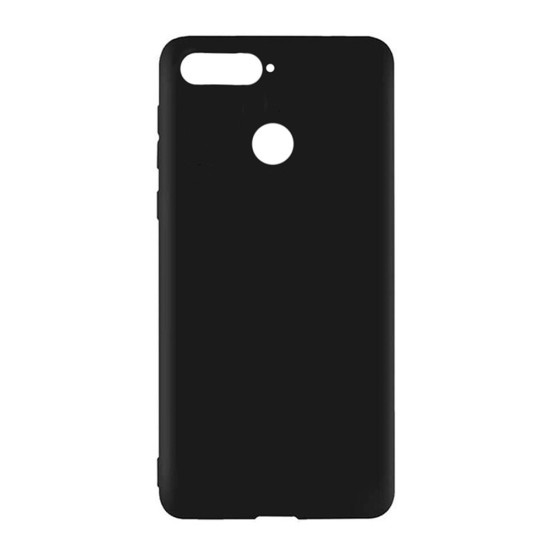 Capa de Silicone Macio para Huawei Y6 Prime 2018 Preto